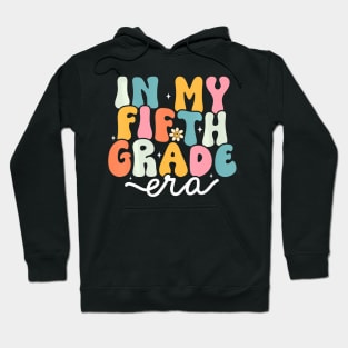 In My 5th Grade Era Groovy Fifth Grade Teacher Kids Hoodie